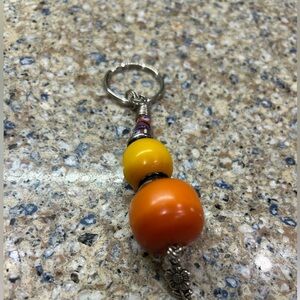 Colorful Beaded Keychain